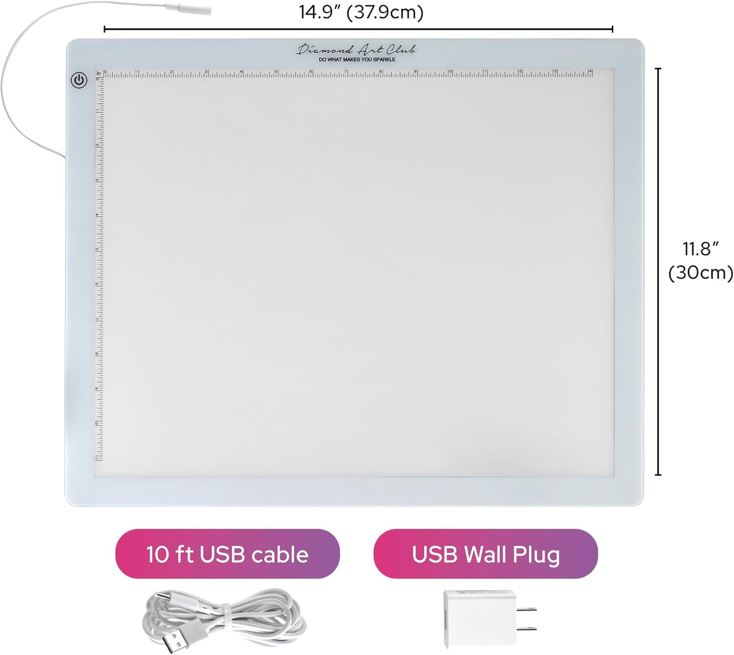 image:imageDIAMOND ART CLUB A4 Light Pad for Diamond PaintingA3 Light Pad