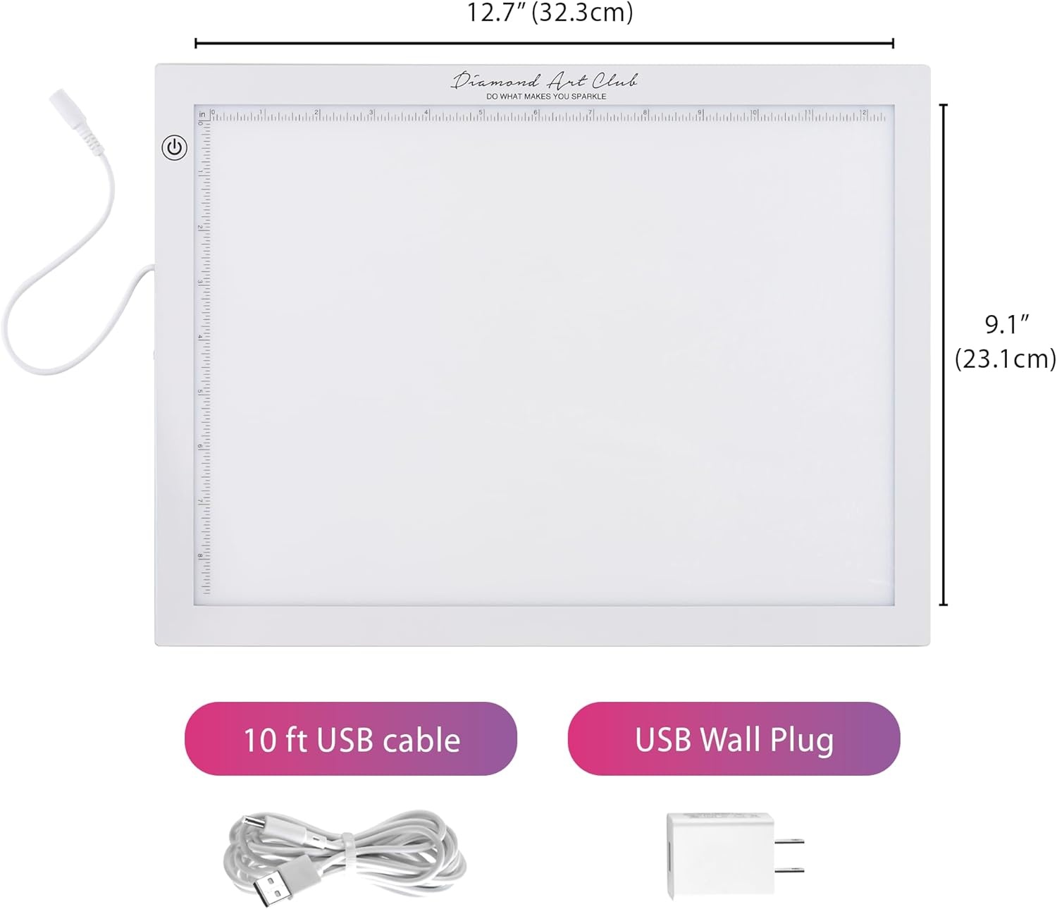 image:imageDIAMOND ART CLUB A4 Light Pad for Diamond PaintingA4 Light Pad