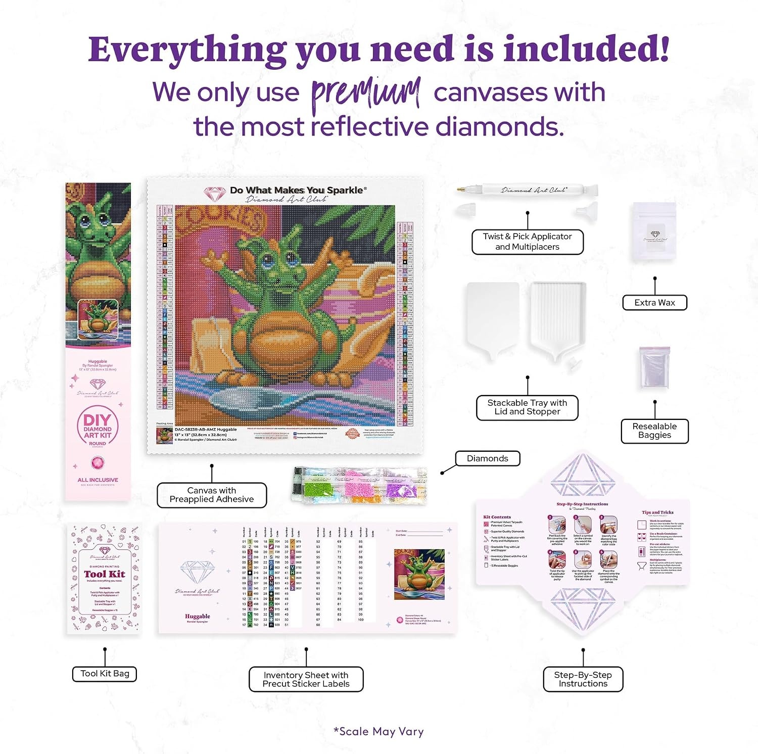 image:imageDIAMOND ART CLUB Aurora the Unicorn Diamond Art Kits for AdultsHuggable