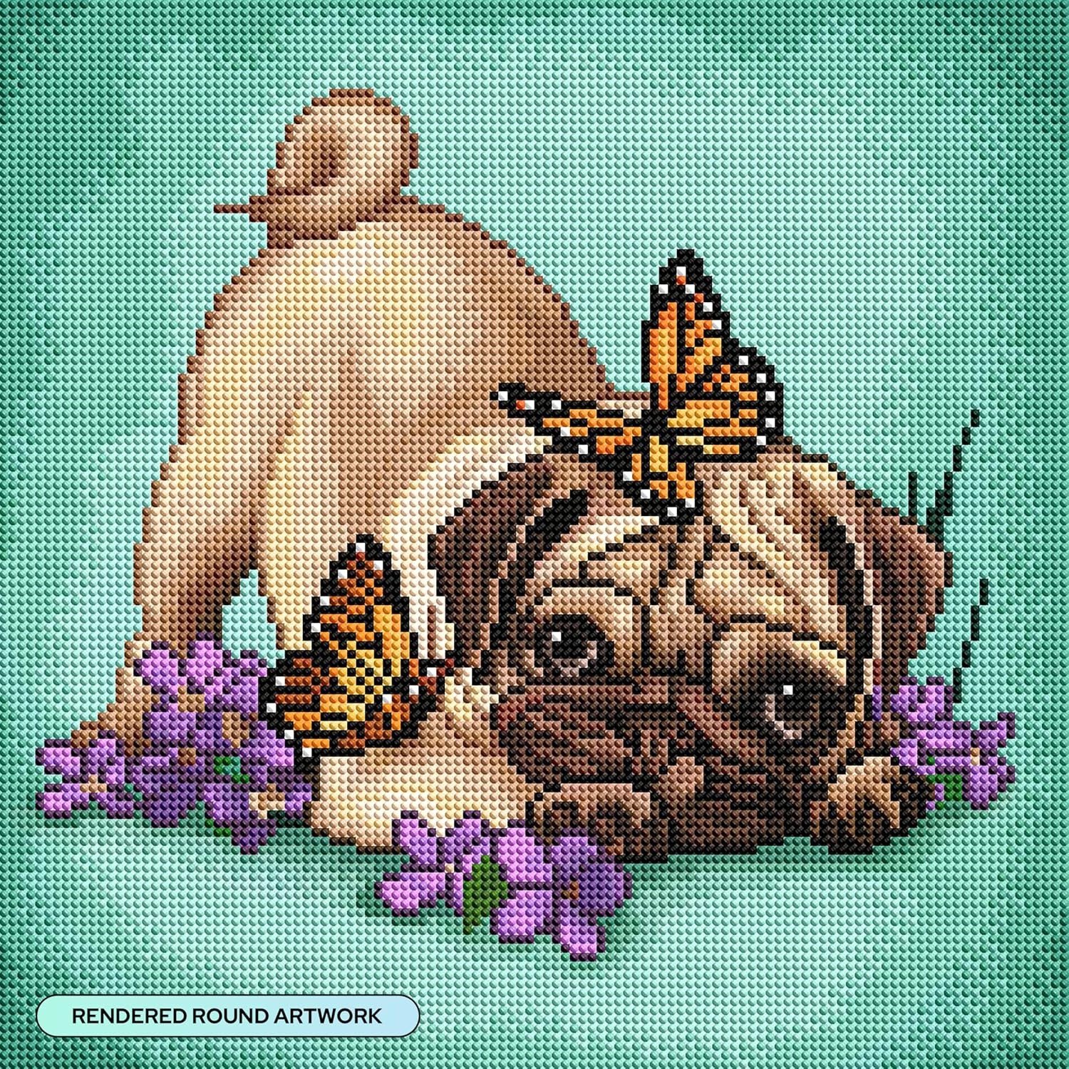 image:imageDIAMOND ART CLUB Austere Owl Diamond Art Kits for AdultsButterfly Pug