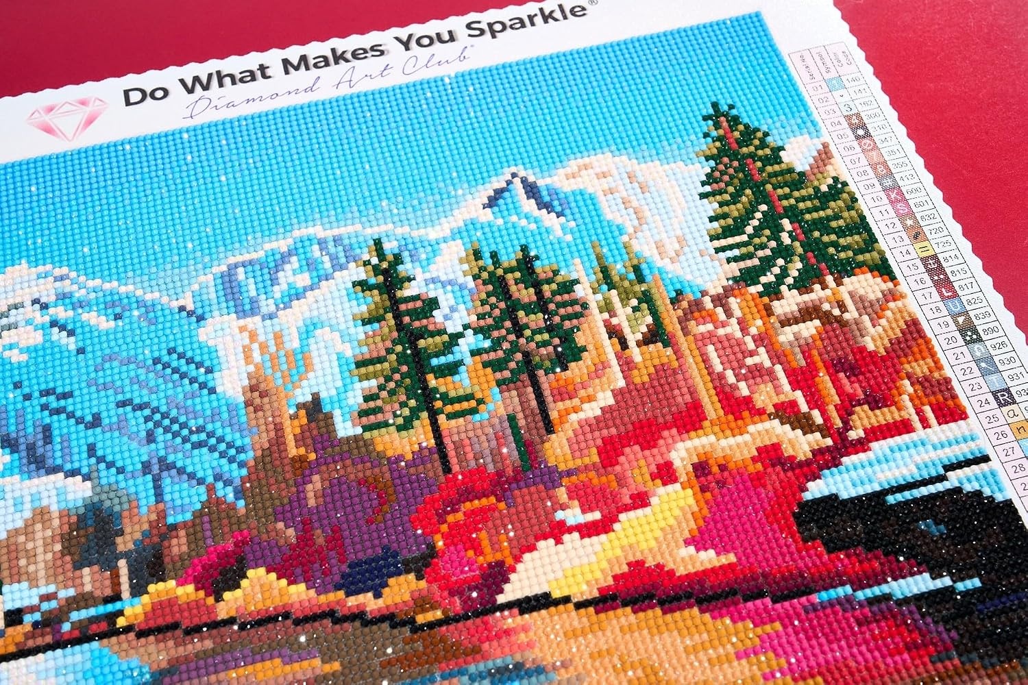 image:imageDIAMOND ART CLUB Fire Opal Succulent Diamond Art Kits for AdultsAutumn in Leavenworth