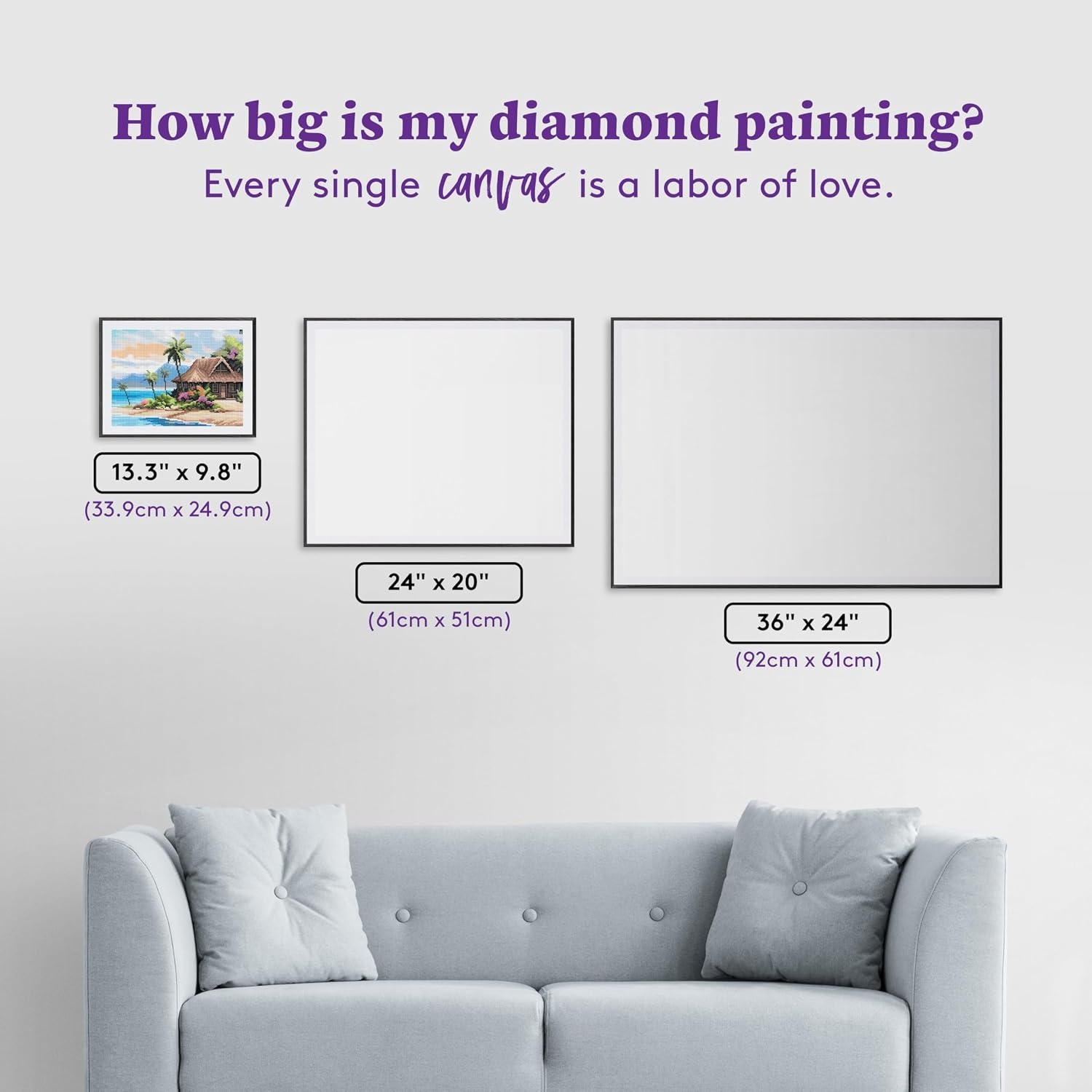 image:imageDIAMOND ART CLUB Fire Opal Succulent Diamond Art Kits for AdultsBeach Bungalow