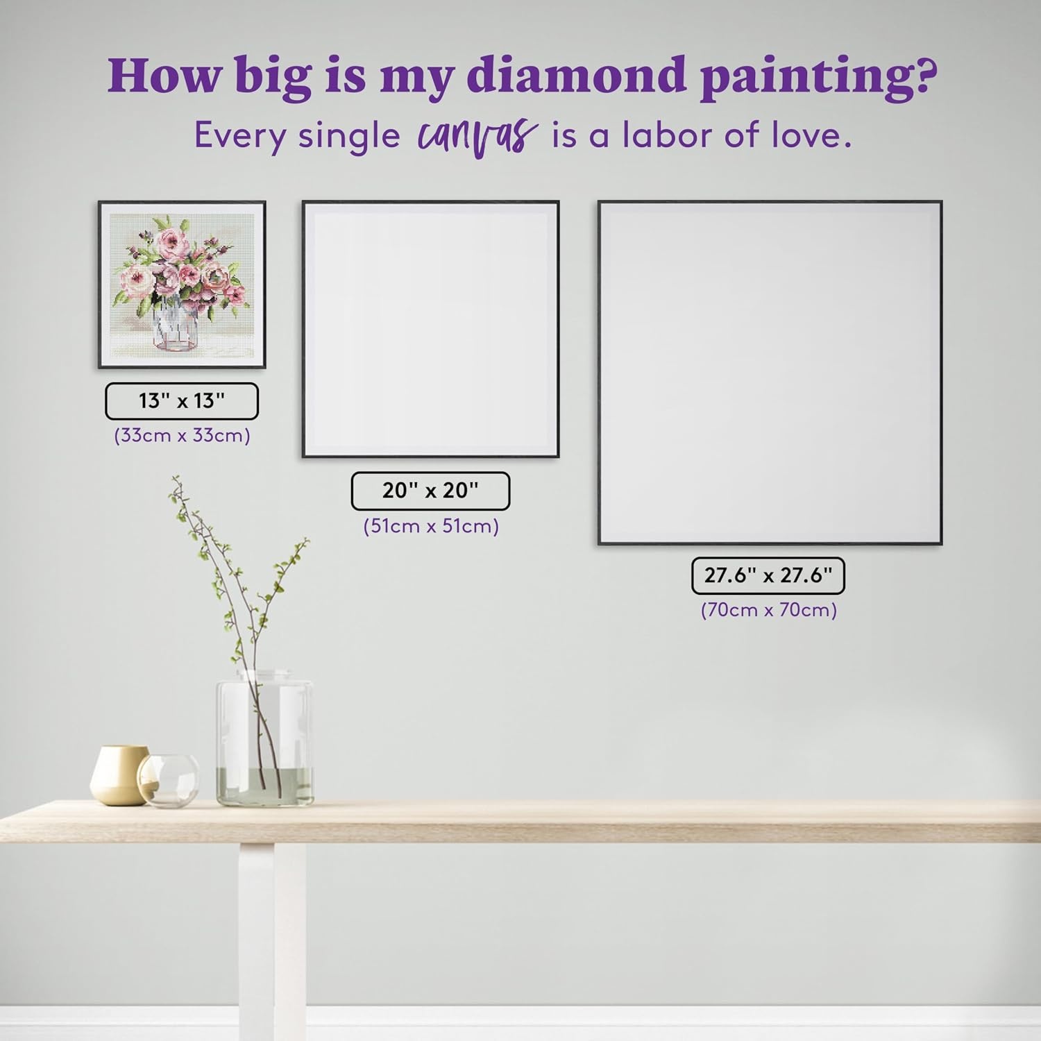image:imageDIAMOND ART CLUB Fire Opal Succulent Diamond Art Kits for AdultsBlushing Blossoms
