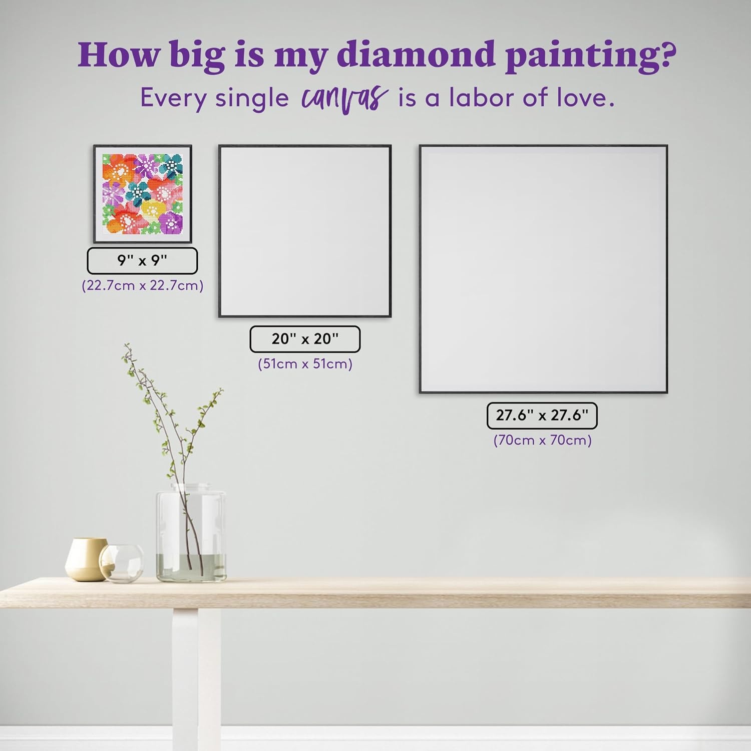 image:imageDIAMOND ART CLUB Fire Opal Succulent Diamond Art Kits for AdultsBold Flowers