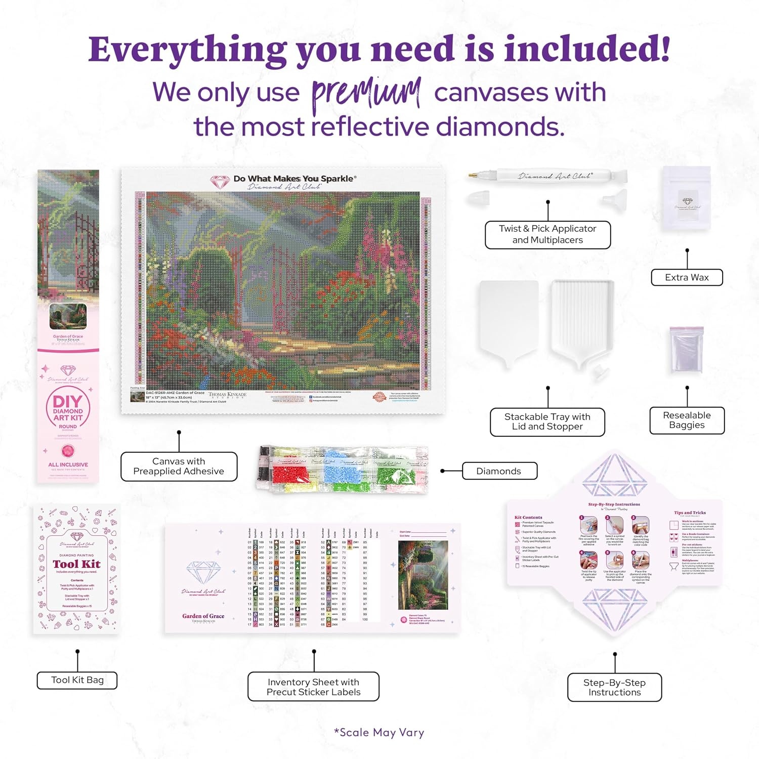 image:imageDIAMOND ART CLUB Fire Opal Succulent Diamond Art Kits for AdultsGarden of Grace