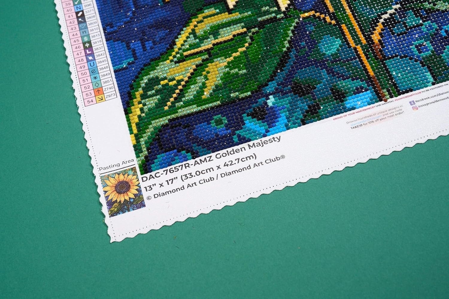 image:imageDIAMOND ART CLUB Fire Opal Succulent Diamond Art Kits for AdultsGolden Majesty