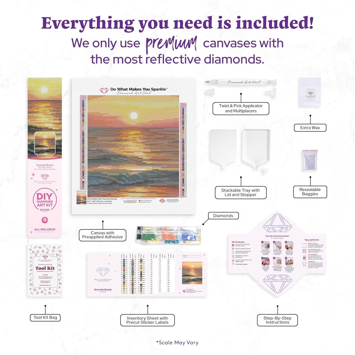 image:imageDIAMOND ART CLUB Fire Opal Succulent Diamond Art Kits for AdultsHeavenly Beauty