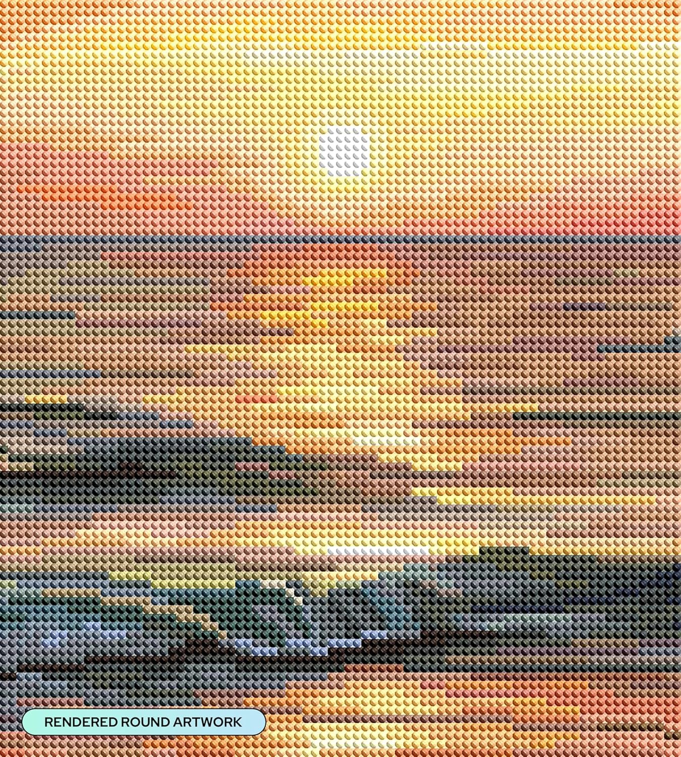 image:imageDIAMOND ART CLUB Fire Opal Succulent Diamond Art Kits for AdultsHeavenly Beauty
