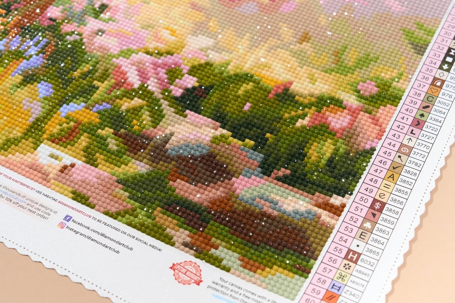 image:imageDIAMOND ART CLUB Fire Opal Succulent Diamond Art Kits for AdultsMaui Gardens