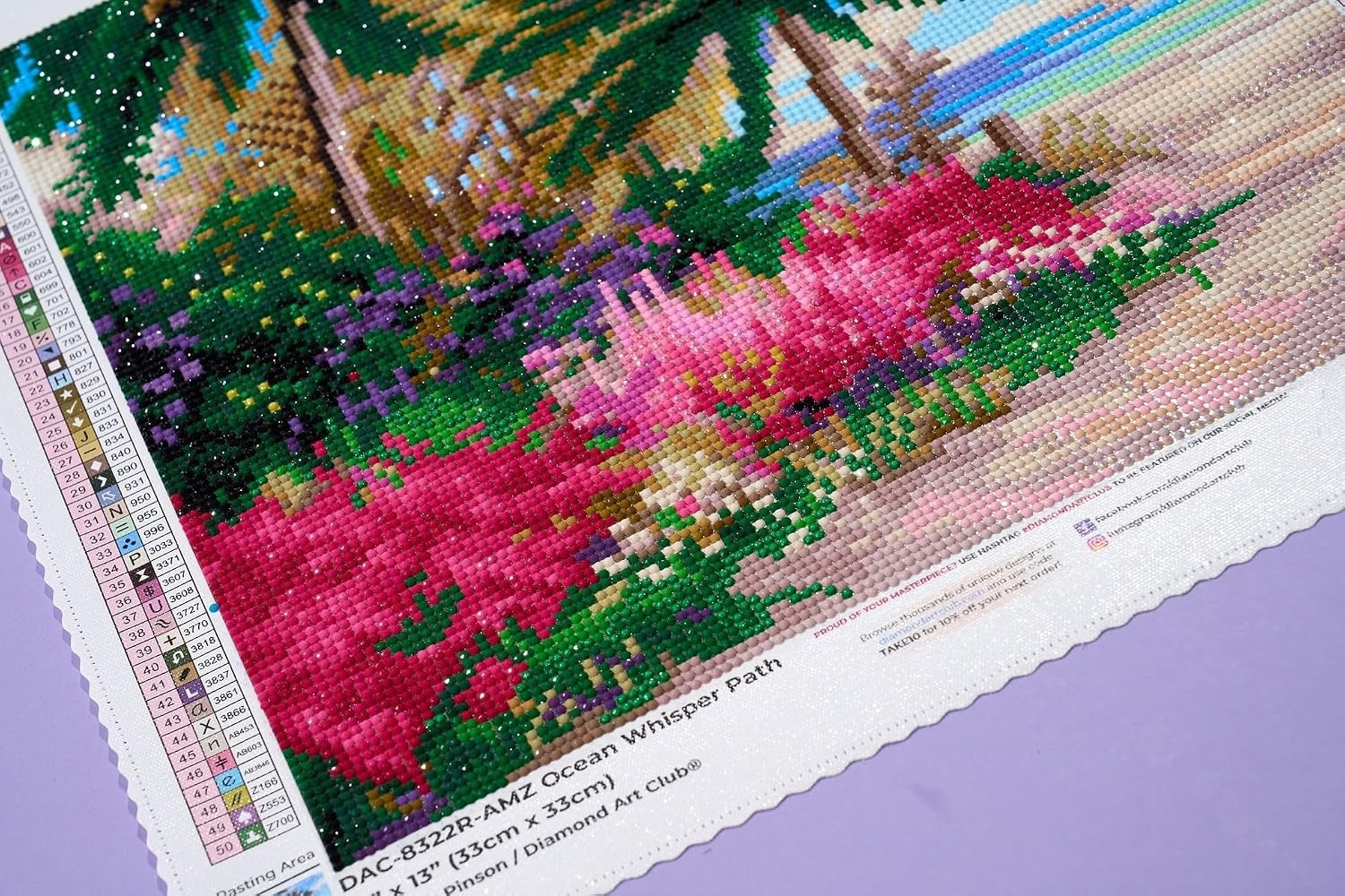 image:imageDIAMOND ART CLUB Fire Opal Succulent Diamond Art Kits for AdultsOcean Whisper Path