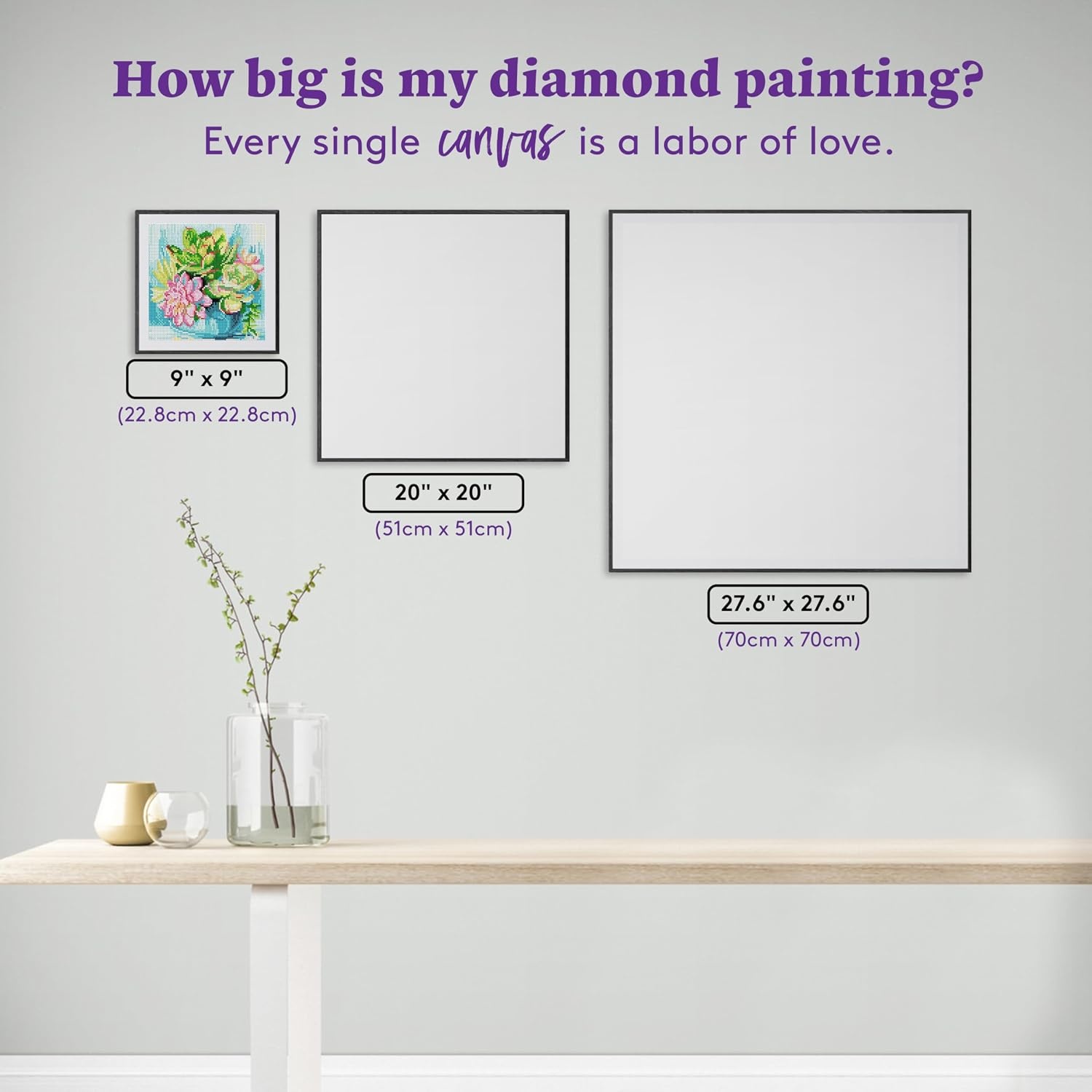 image:imageDIAMOND ART CLUB Fire Opal Succulent Diamond Art Kits for AdultsPotted Succulents