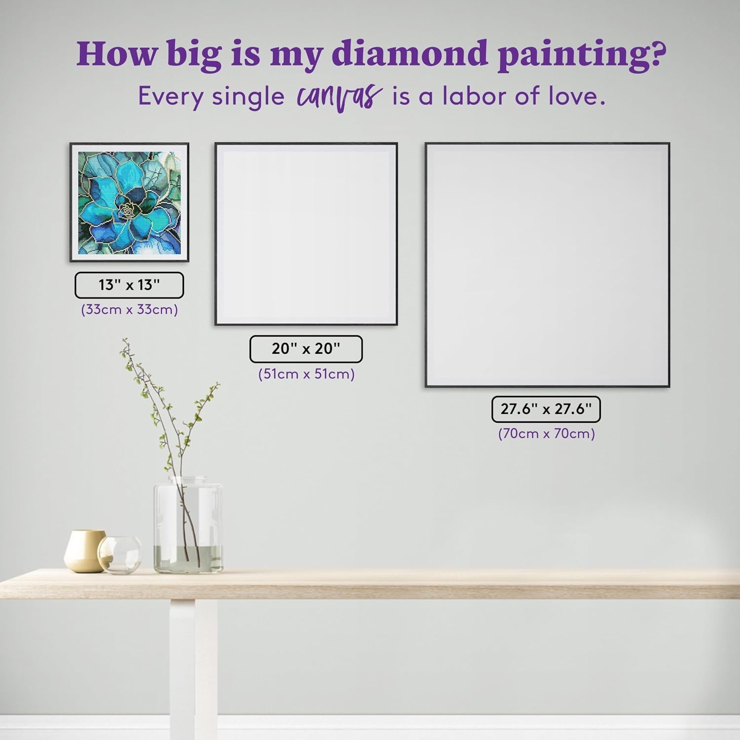 image:imageDIAMOND ART CLUB Fire Opal Succulent Diamond Art Kits for AdultsShimmering Succulents