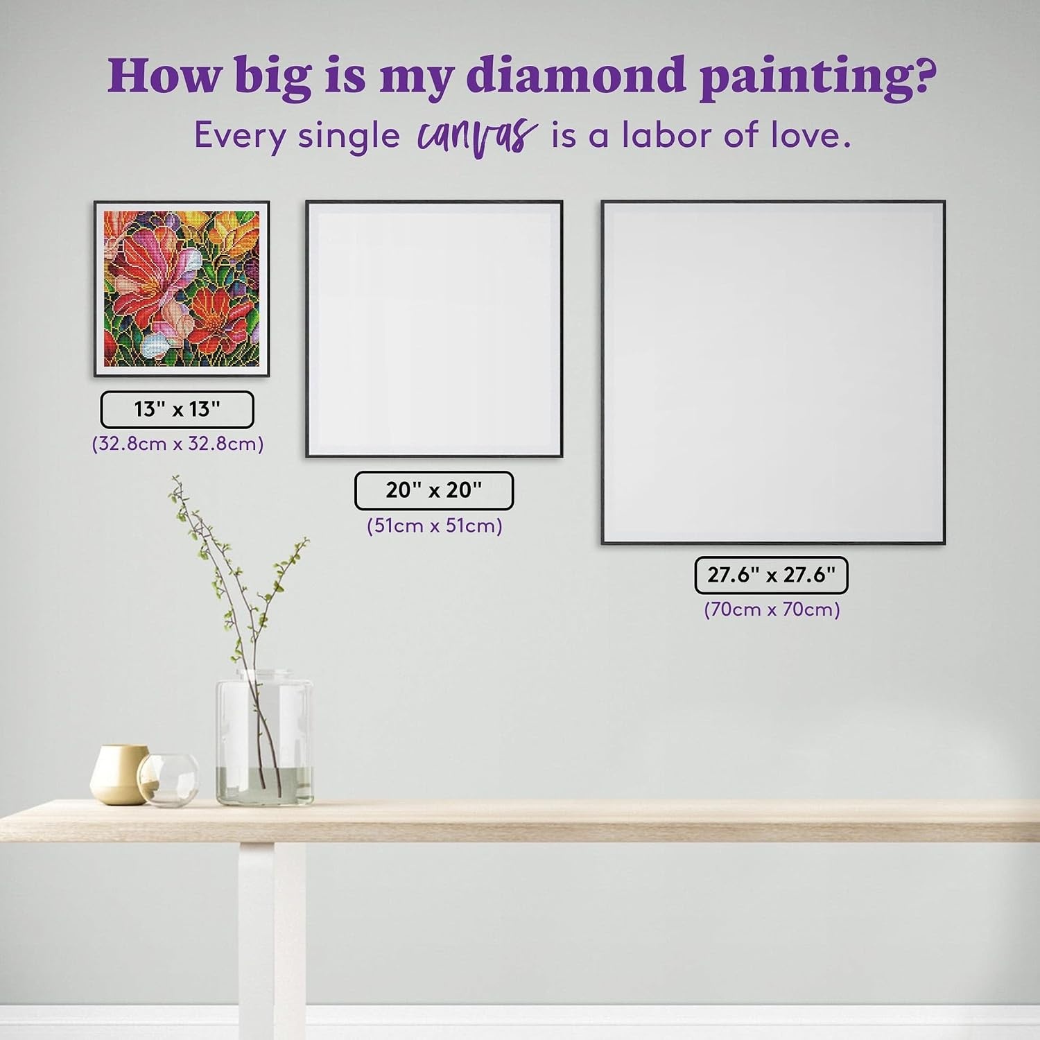 image:imageDIAMOND ART CLUB Fire Opal Succulent Diamond Art Kits for AdultsStained Glass Flower