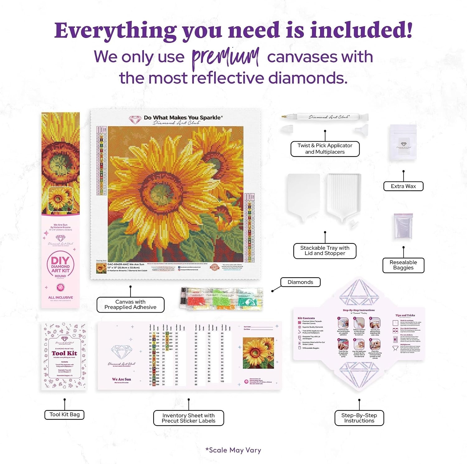 image:imageDIAMOND ART CLUB Fire Opal Succulent Diamond Art Kits for AdultsWe Are Sun