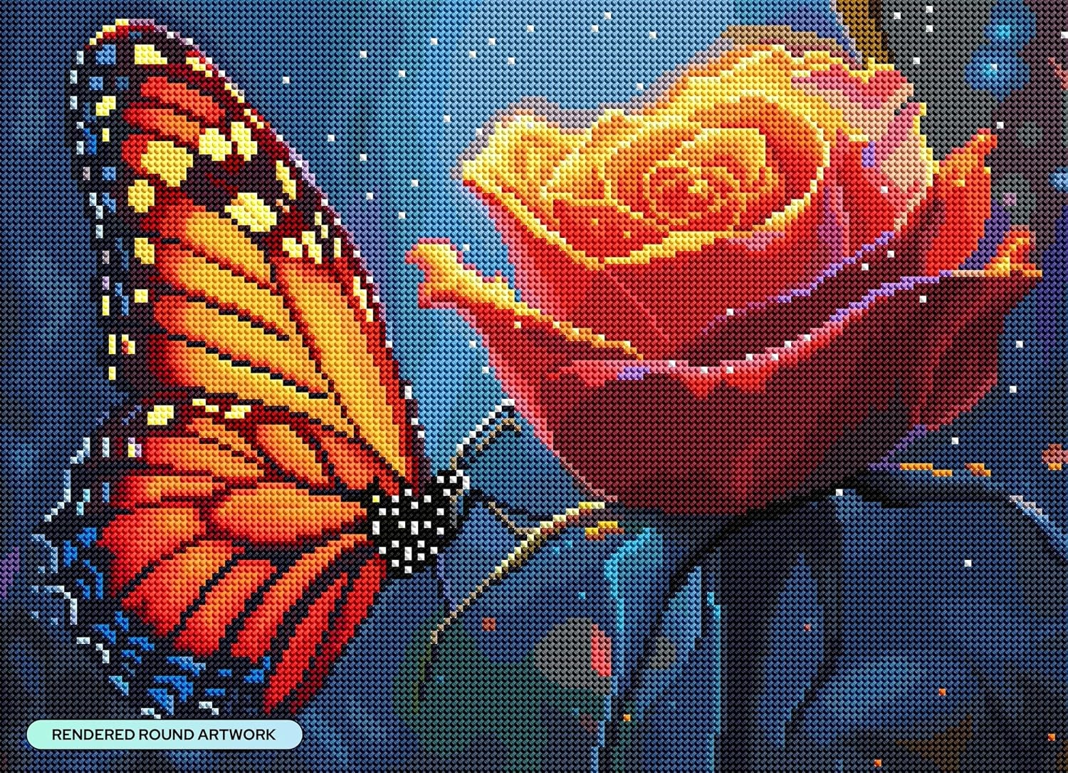 image:imageDIAMOND ART CLUB Glowing Monarch Diamond Art Kits for AdultsGlowing Monarch