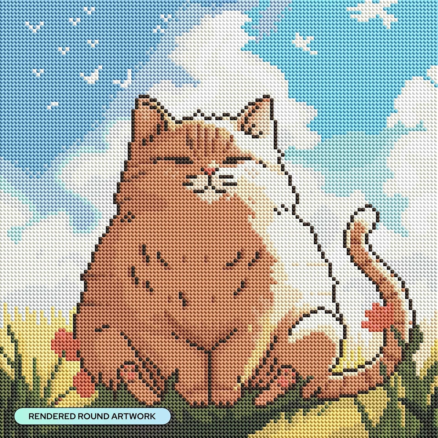 image:imageDIAMOND ART CLUB Glowing Monarch Diamond Art Kits for AdultsMeko the Cat