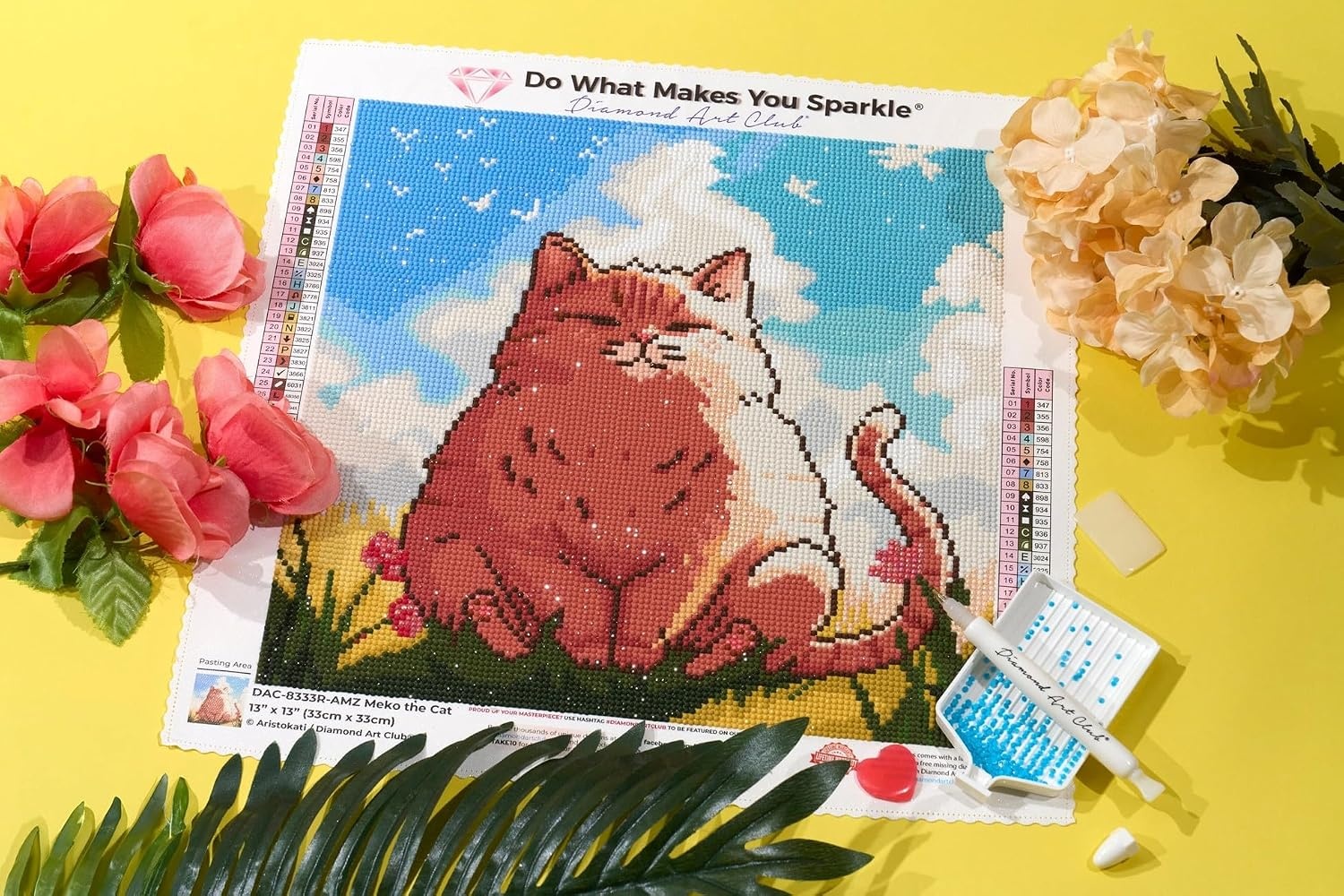 image:imageDIAMOND ART CLUB Glowing Monarch Diamond Art Kits for AdultsMeko the Cat