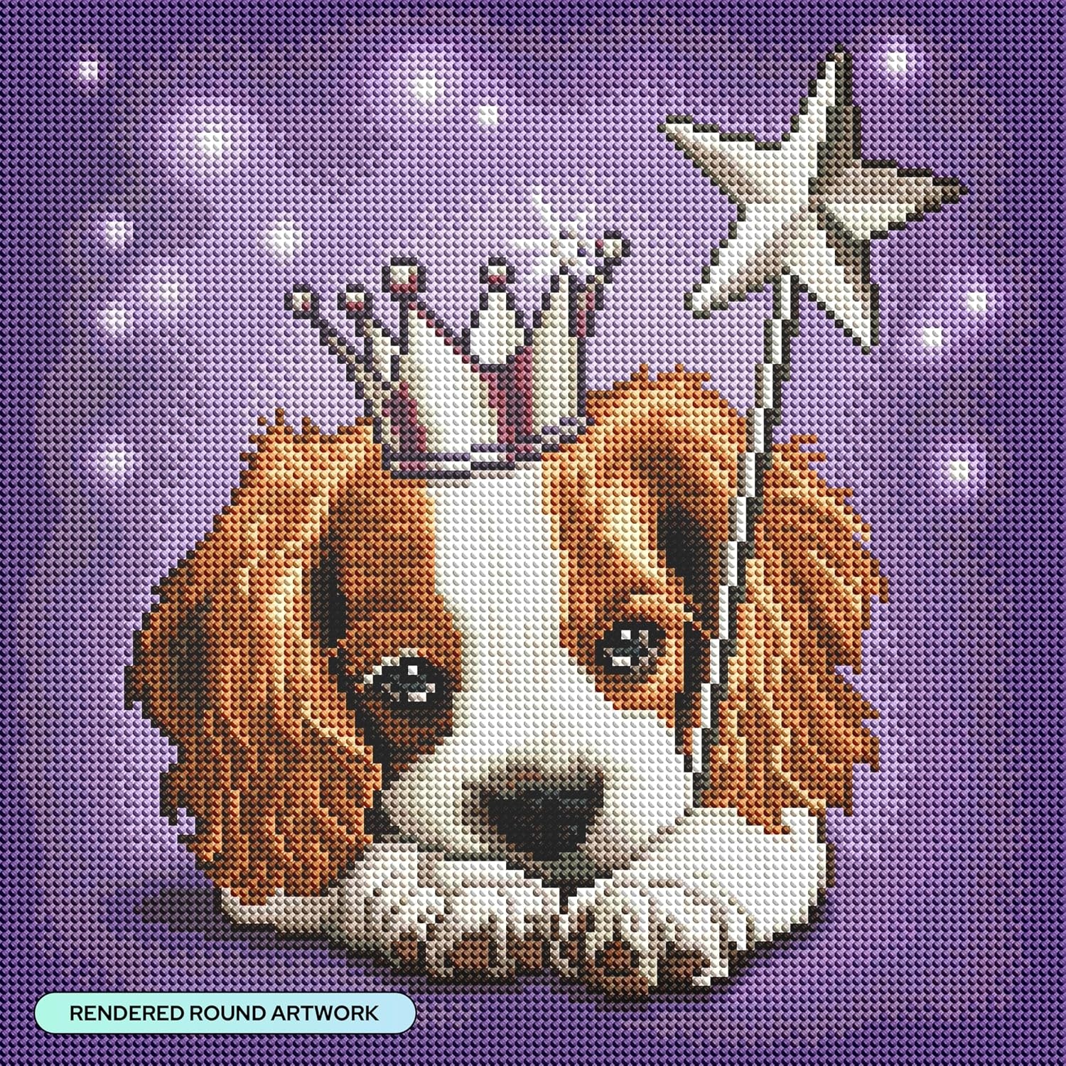 image:imageDIAMOND ART CLUB Glowing Monarch Diamond Art Kits for AdultsNight Fairy King
