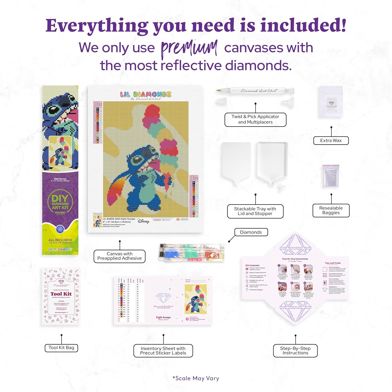 image:imageDIAMOND ART CLUB Grogus HoverPram Diamond Art Kits for AdultsEight Scoops
