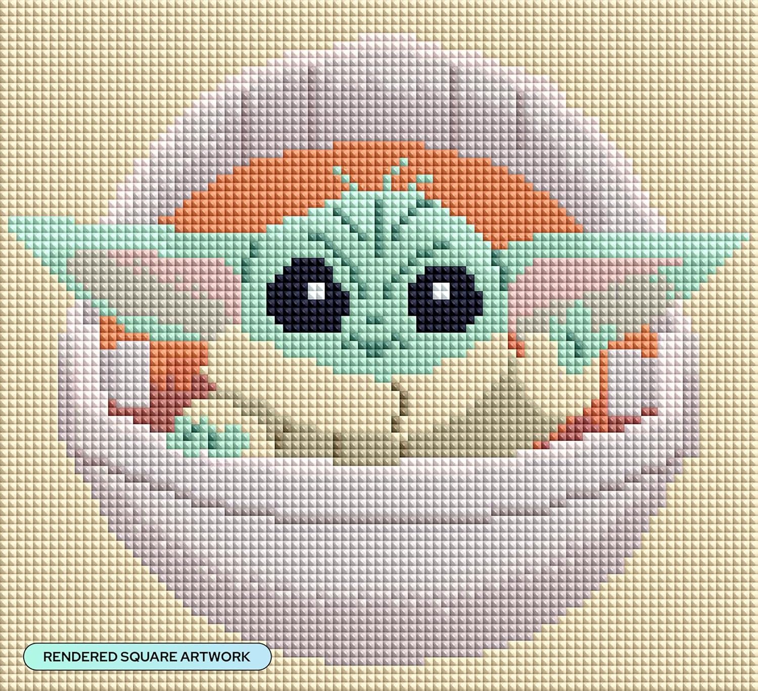 image:imageDIAMOND ART CLUB Grogus HoverPram Diamond Art Kits for AdultsGrogus HoverPram