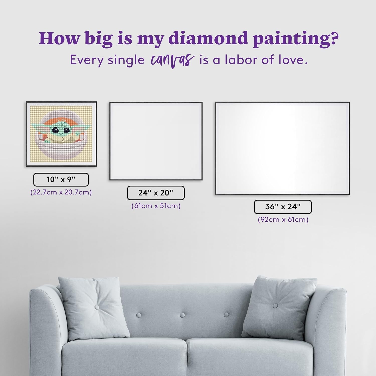 image:imageDIAMOND ART CLUB Grogus HoverPram Diamond Art Kits for AdultsGrogus HoverPram