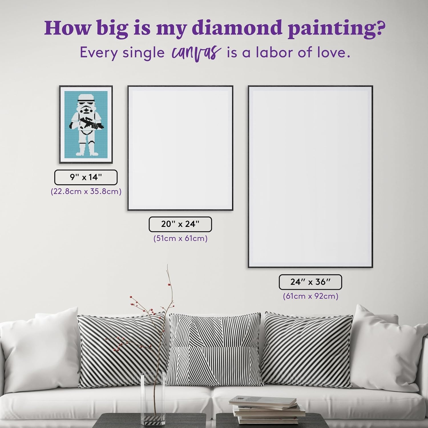 image:imageDIAMOND ART CLUB Grogus HoverPram Diamond Art Kits for AdultsImperial Soldier