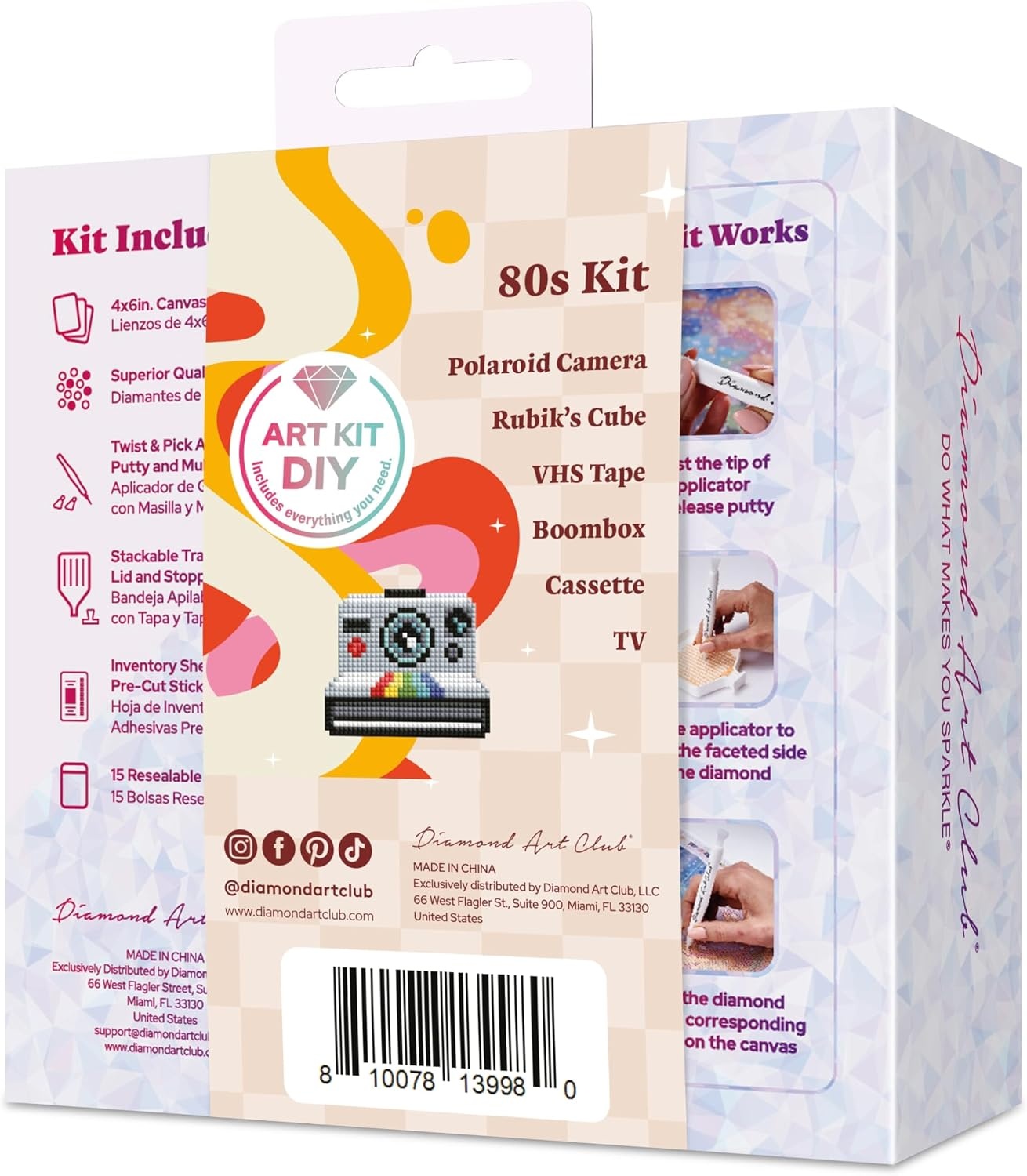 image:imageDIAMOND ART CLUB Mini Dazzles Around the World Part 2 Diamond Art Kits80s