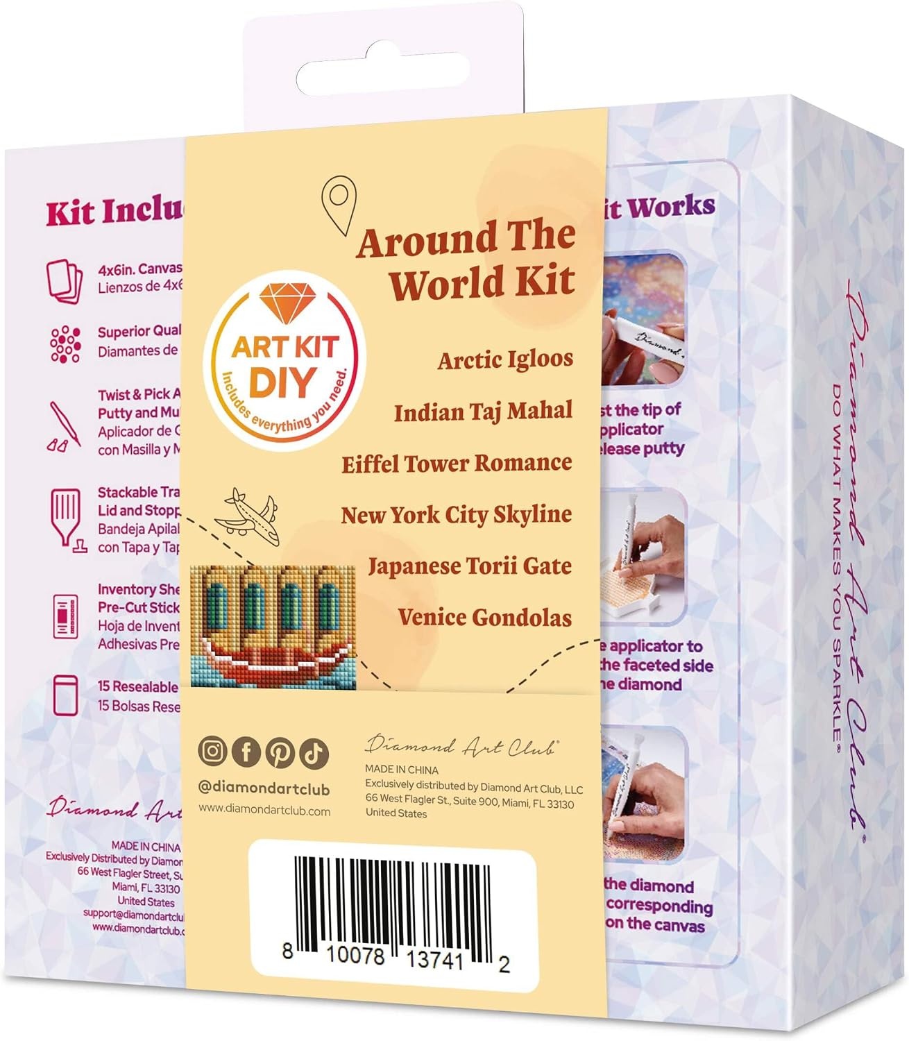 image:imageDIAMOND ART CLUB Mini Dazzles Around the World Part 2 Diamond Art KitsAround the World Part 1