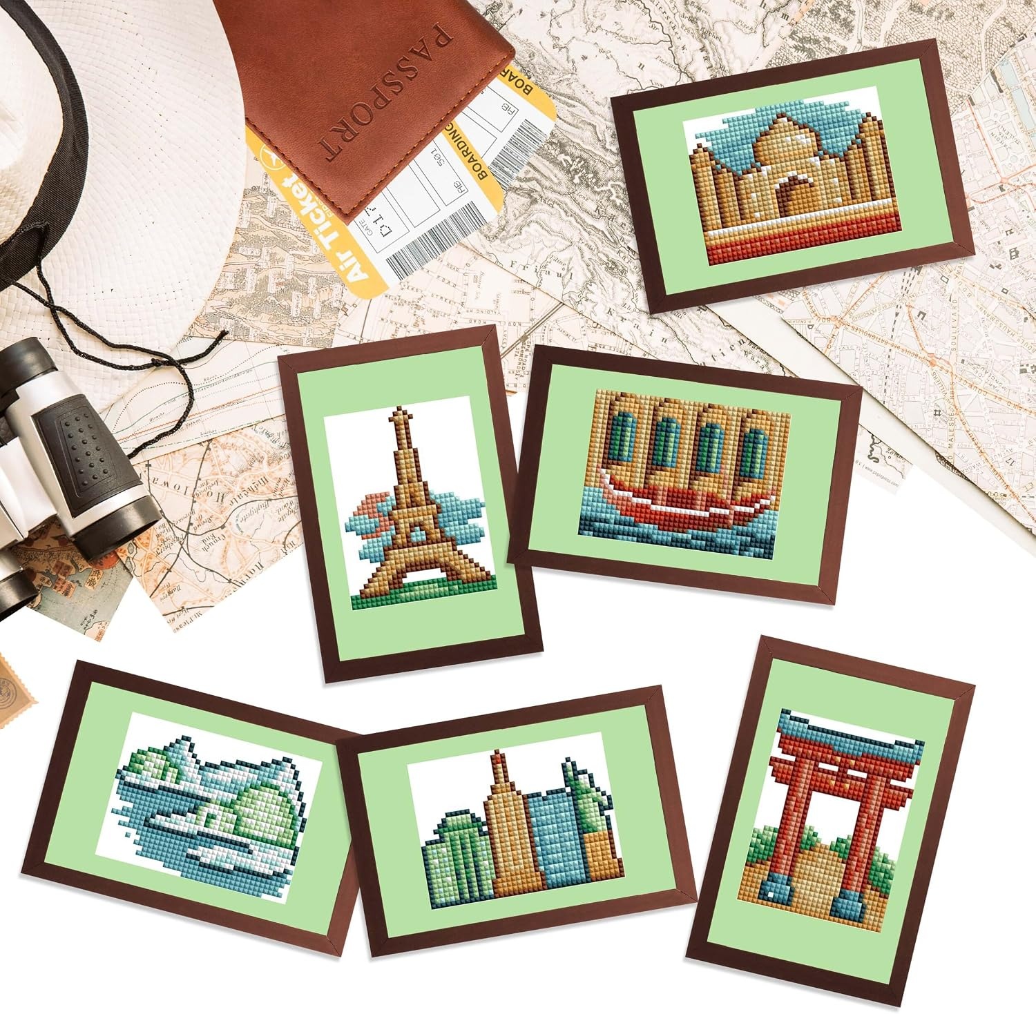image:imageDIAMOND ART CLUB Mini Dazzles Around the World Part 2 Diamond Art KitsAround the World Part 1