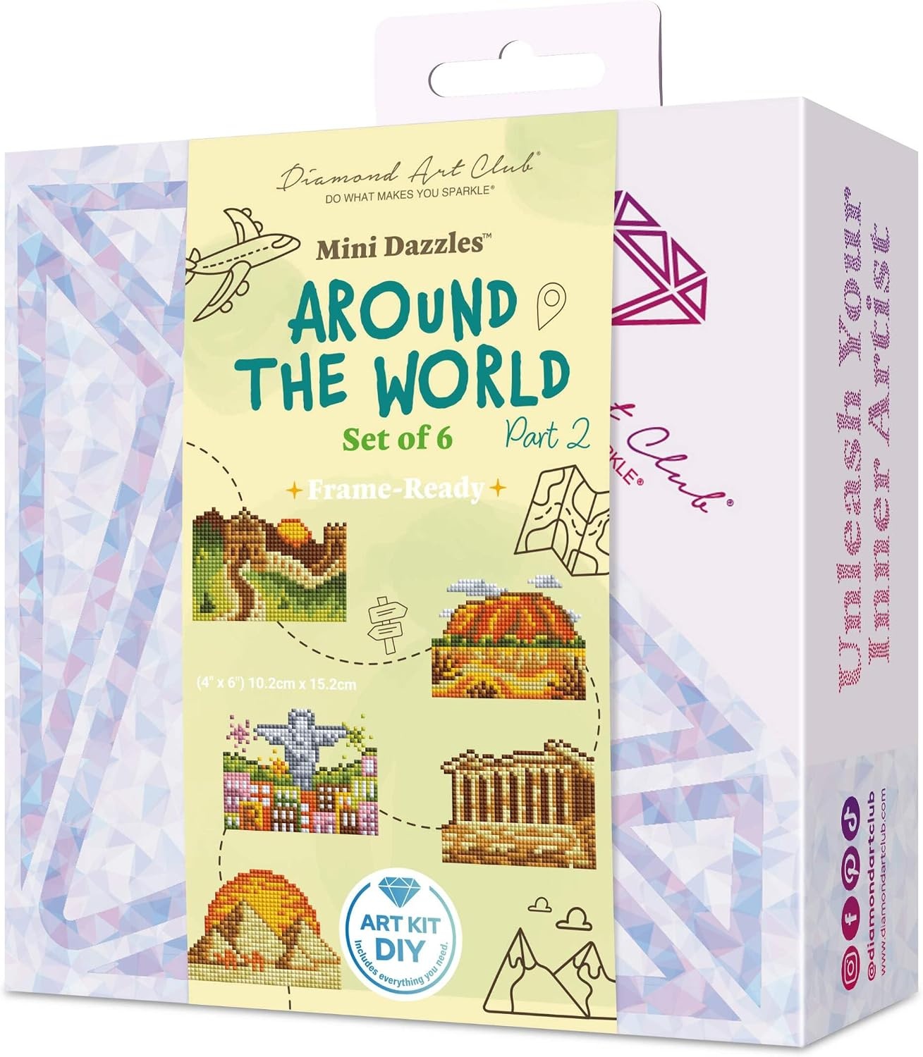 image:imageDIAMOND ART CLUB Mini Dazzles Around the World Part 2 Diamond Art KitsAround the World Part 2