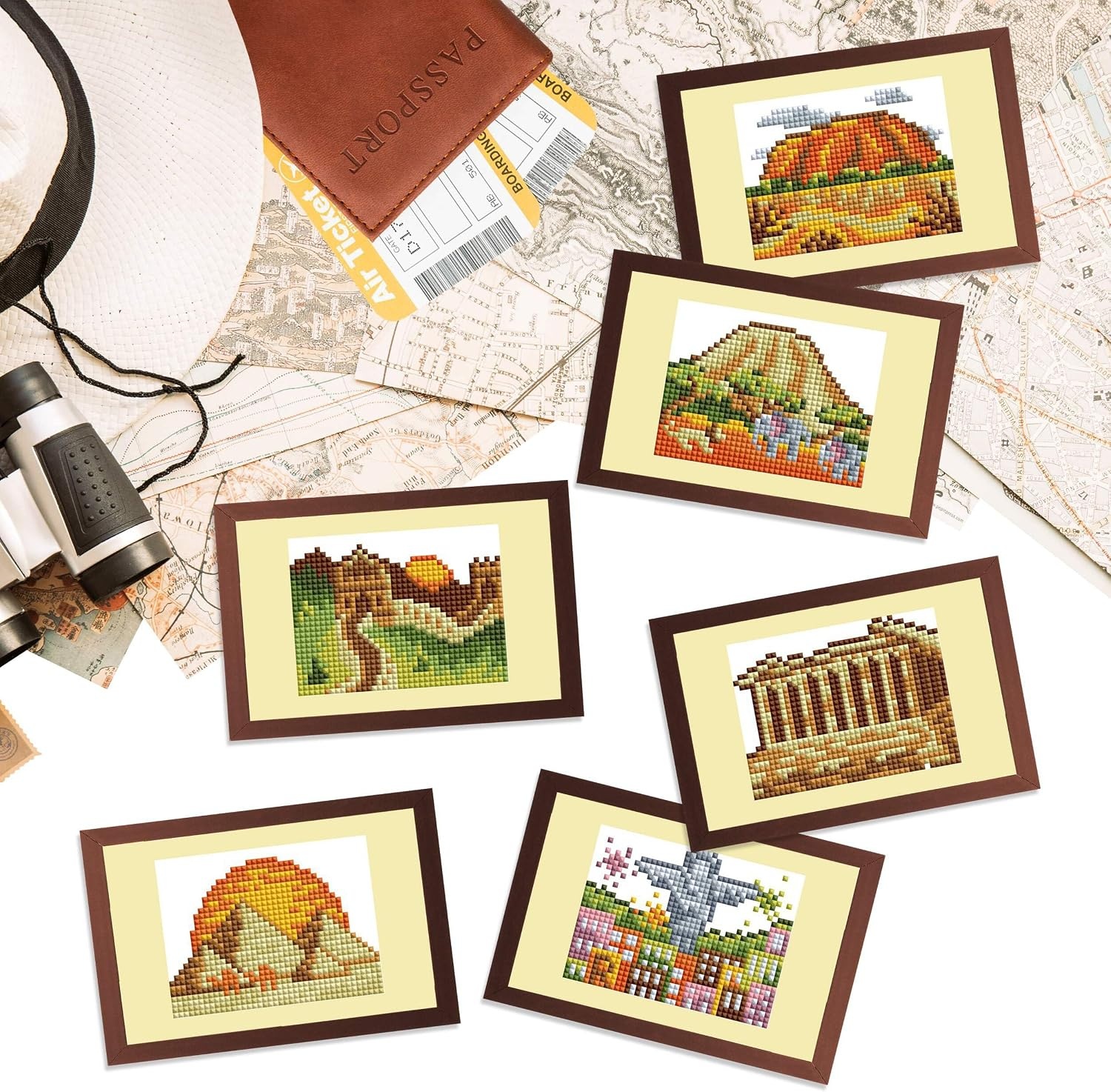 image:imageDIAMOND ART CLUB Mini Dazzles Around the World Part 2 Diamond Art KitsAround the World Part 2