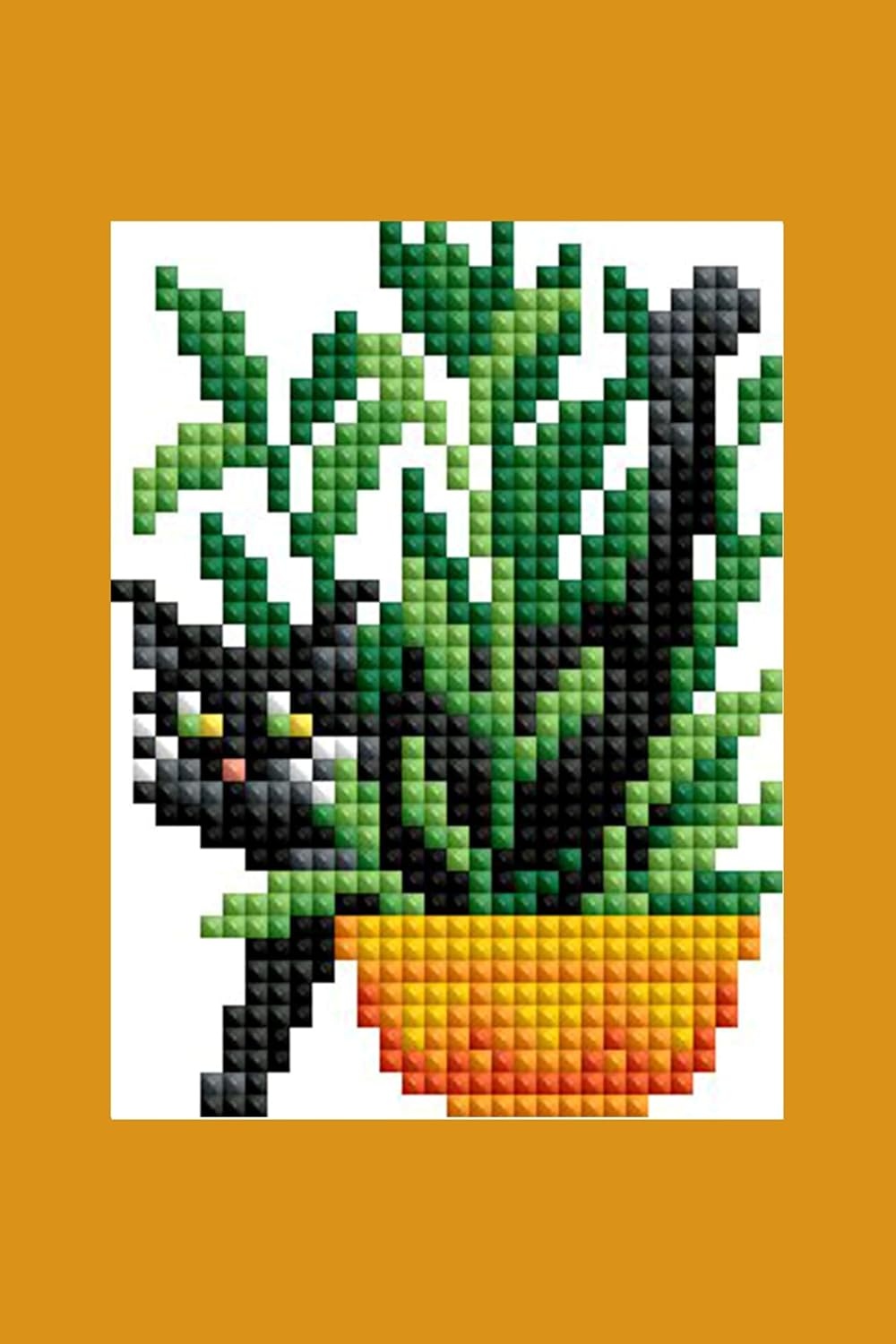 image:imageDIAMOND ART CLUB Mini Dazzles Around the World Part 2 Diamond Art KitsCats with Plants