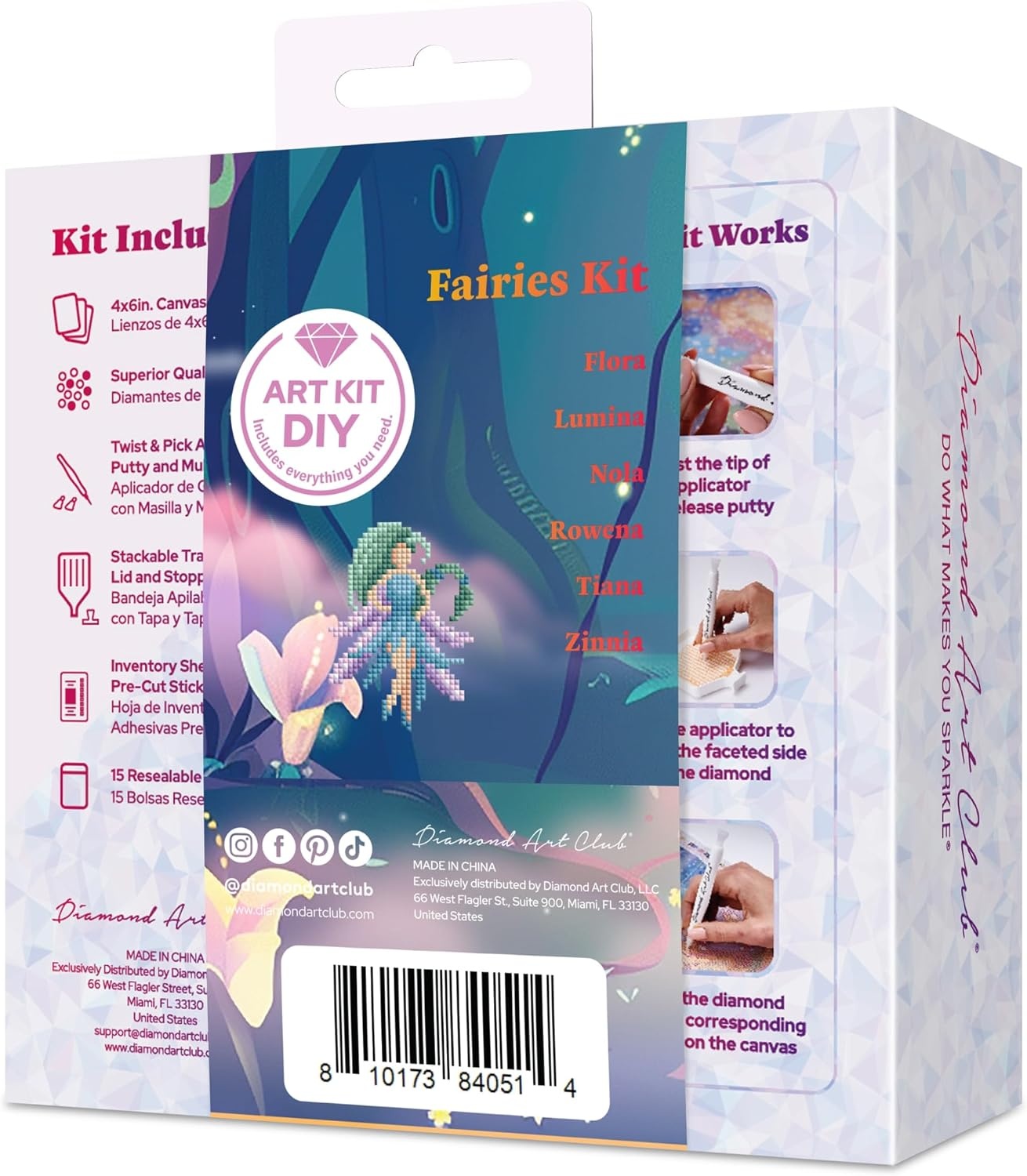 image:imageDIAMOND ART CLUB Mini Dazzles Around the World Part 2 Diamond Art KitsFairies