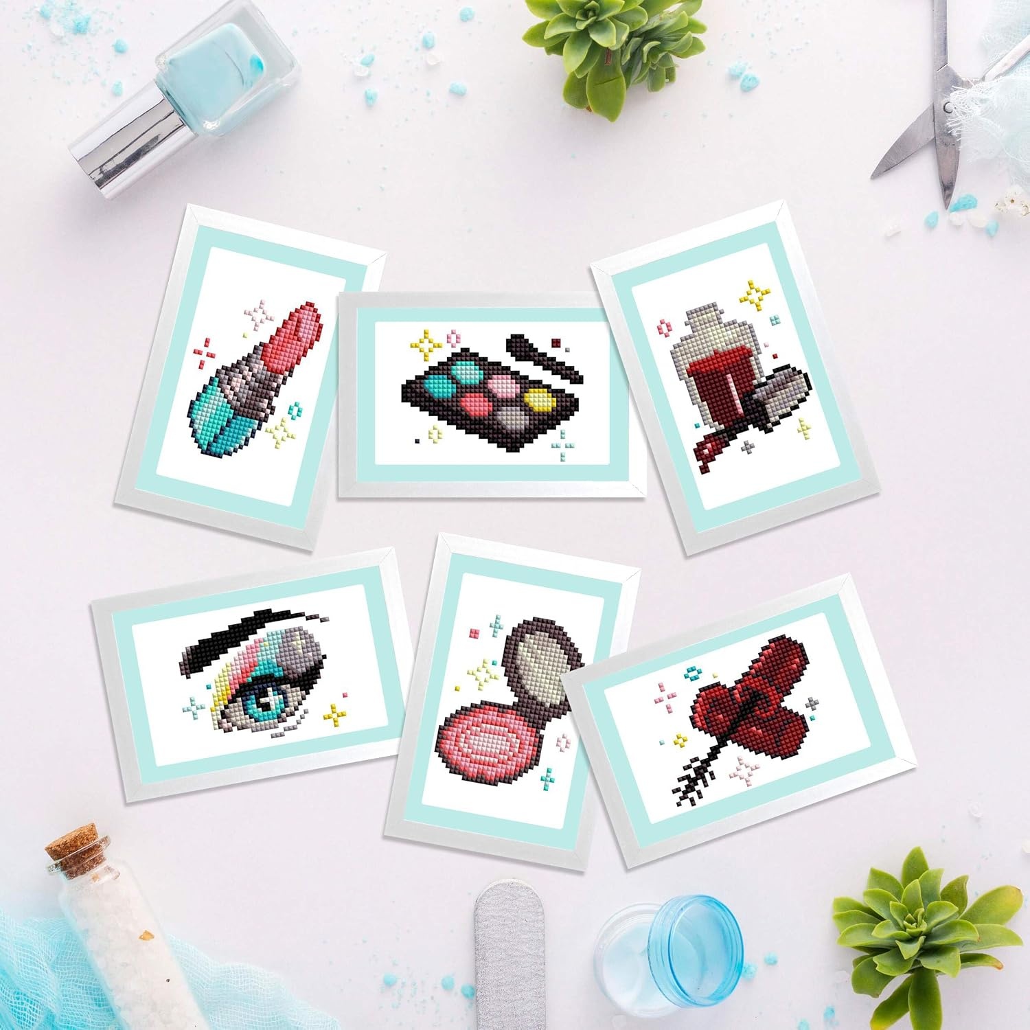 image:imageDIAMOND ART CLUB Mini Dazzles Around the World Part 2 Diamond Art KitsMakeup