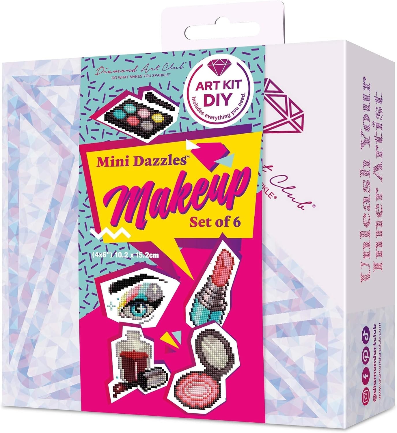 image:imageDIAMOND ART CLUB Mini Dazzles Around the World Part 2 Diamond Art KitsMakeup