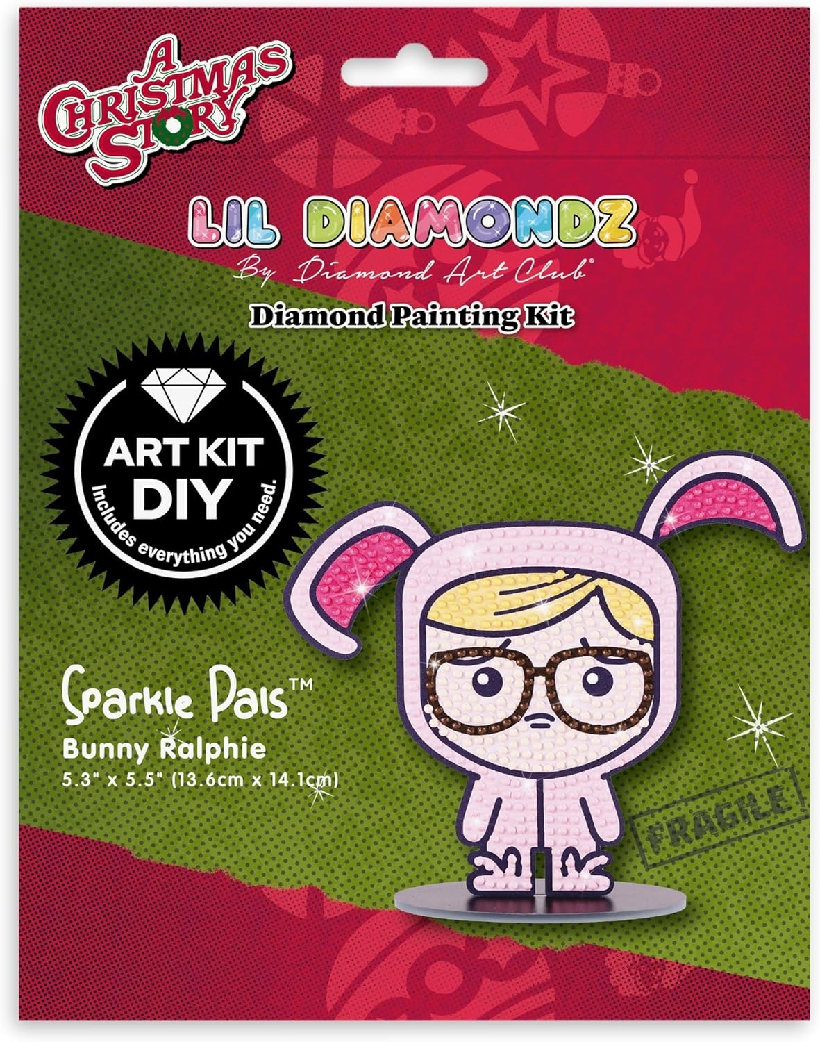 image:imageDIAMOND ART CLUB Sparkle Pals Spooky Holiday Romance Diamond Art KitsBunny Ralphie