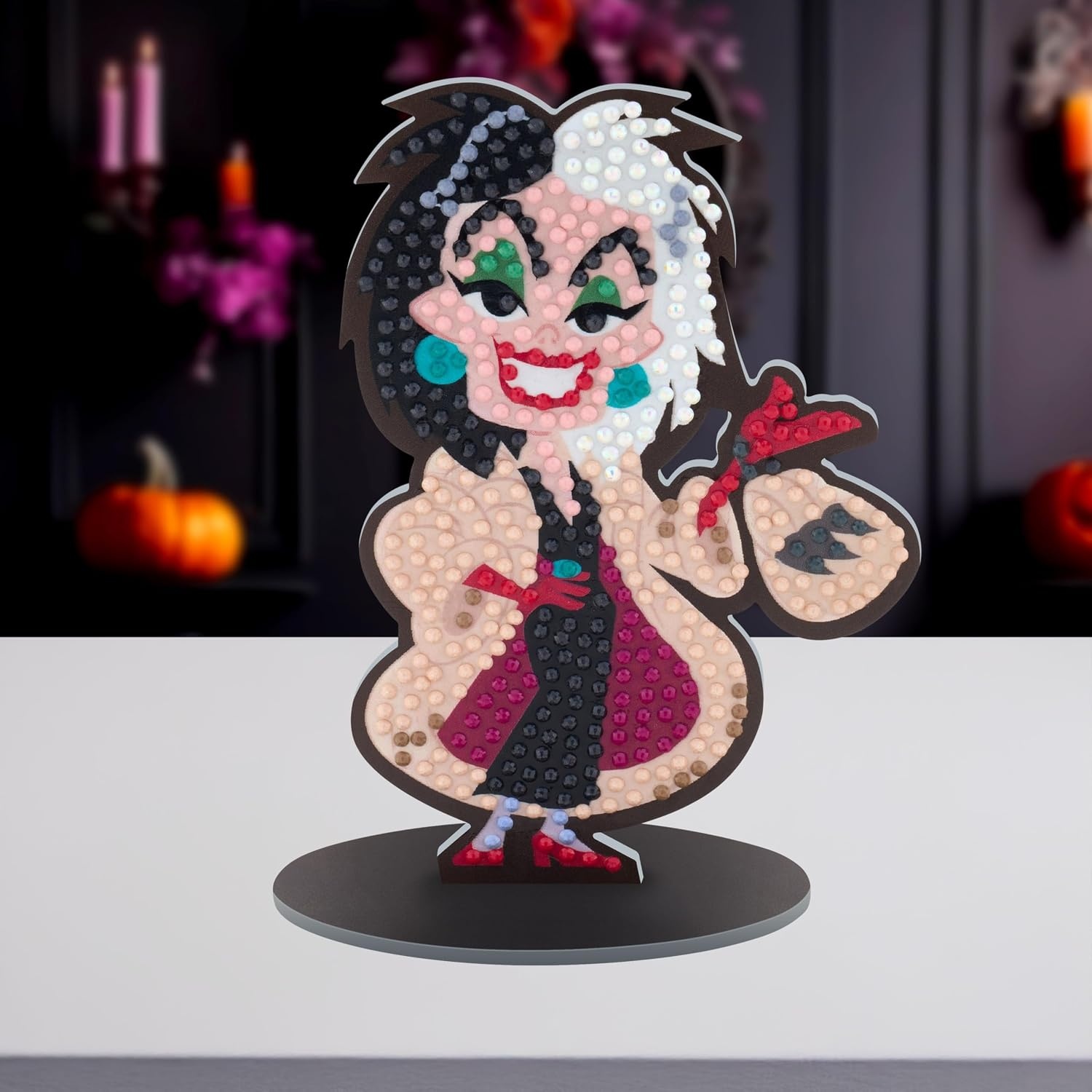 image:imageDIAMOND ART CLUB Sparkle Pals Spooky Holiday Romance Diamond Art KitsCruellas Chaos