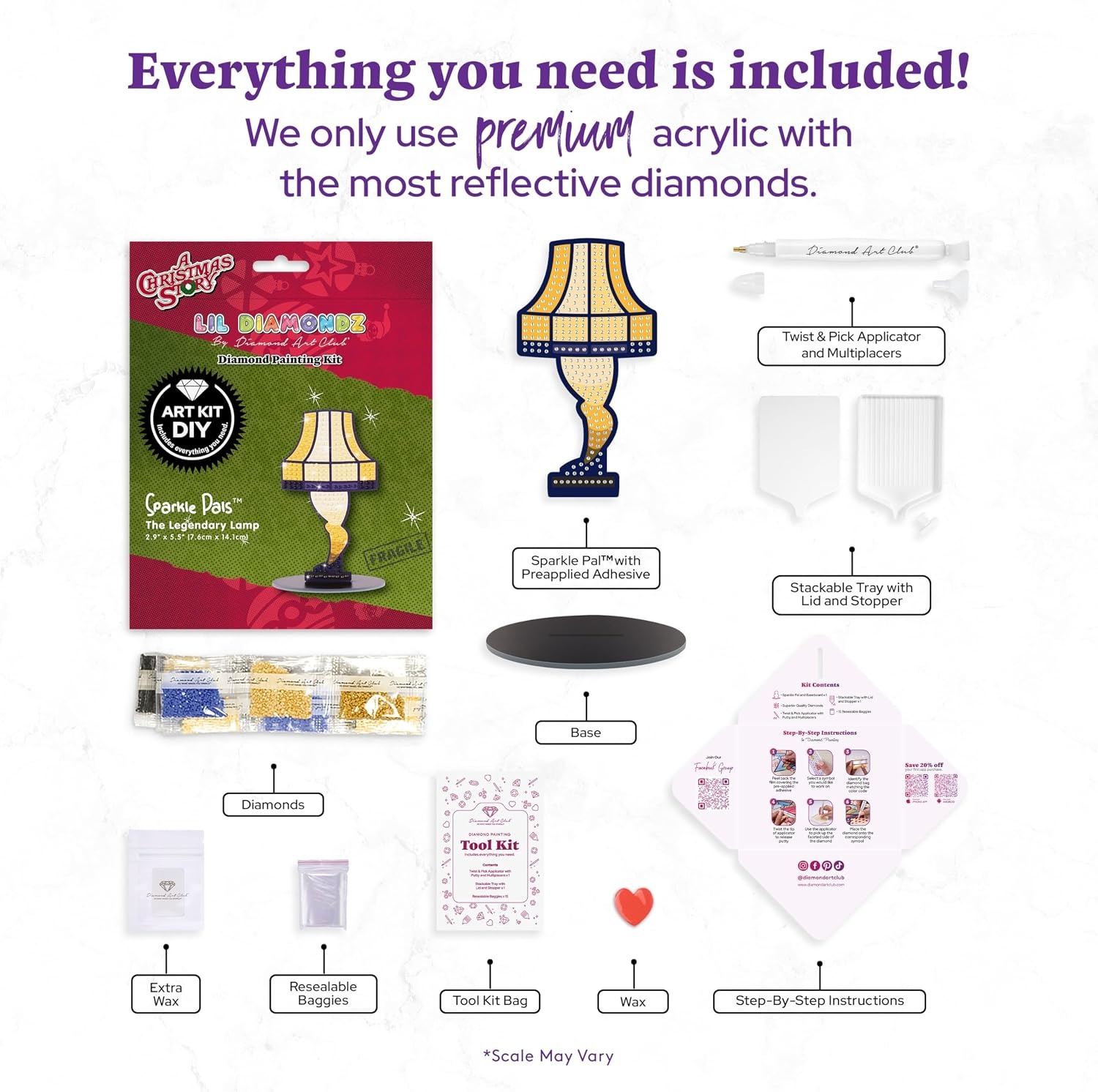 image:imageDIAMOND ART CLUB Sparkle Pals Spooky Holiday Romance Diamond Art KitsThe Legendary Lamp