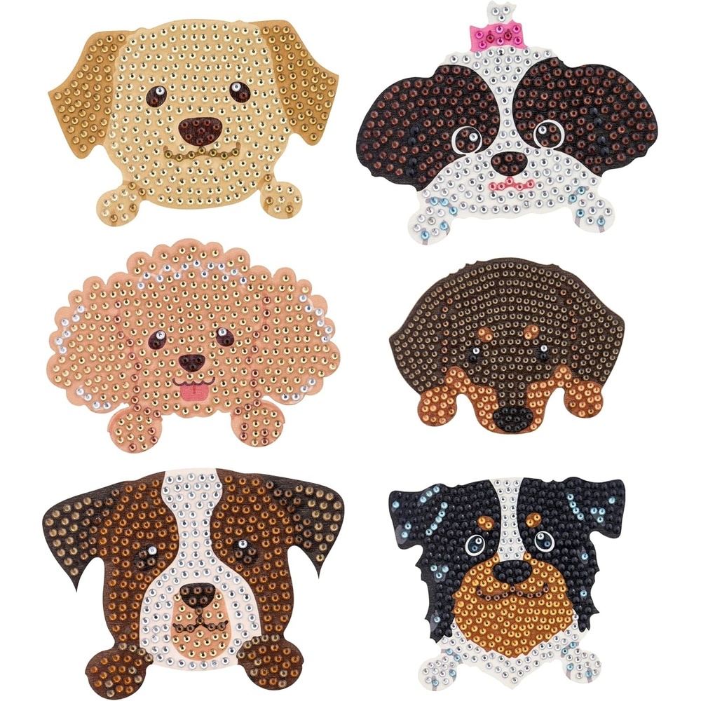 image:imageDIAMOND ART CLUB Coasters Underwater Wonders Diamond Art Kits for AdultsDogs