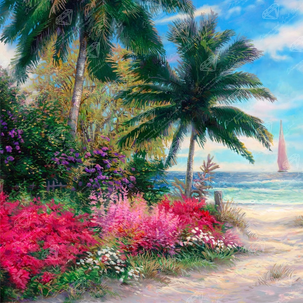 image:imageDIAMOND ART CLUB Fire Opal Succulent Diamond Art Kits for AdultsOcean Whisper Path