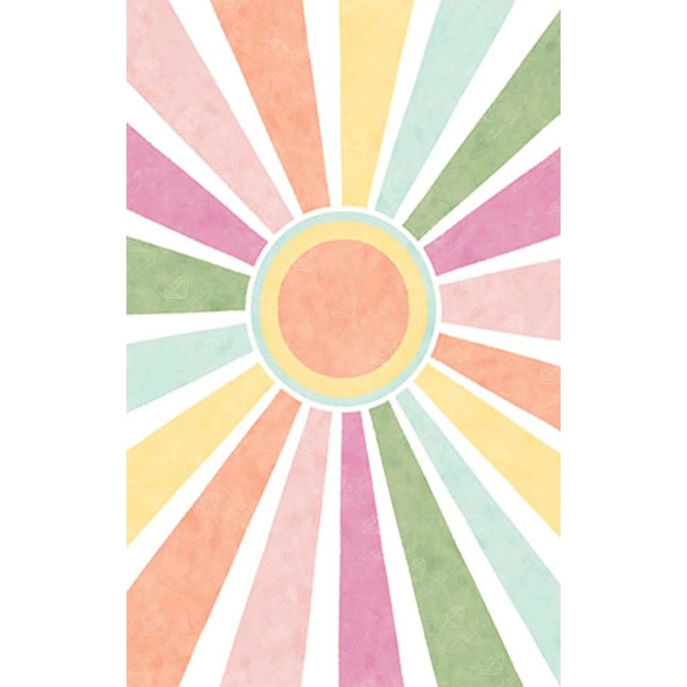 image:imageDIAMOND ART CLUB Fire Opal Succulent Diamond Art Kits for AdultsSun Rays Pastel