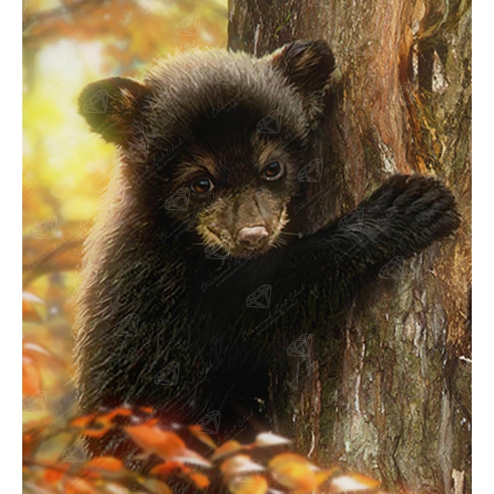 image:imageDIAMOND ART CLUB Glowing Monarch Diamond Art Kits for AdultsBlack Bear