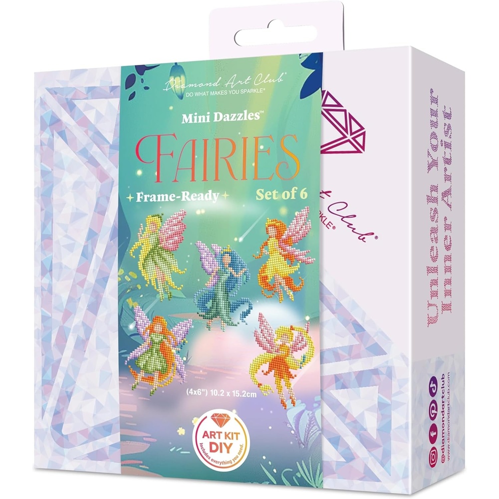 image:imageDIAMOND ART CLUB Mini Dazzles Around the World Part 2 Diamond Art KitsFairies