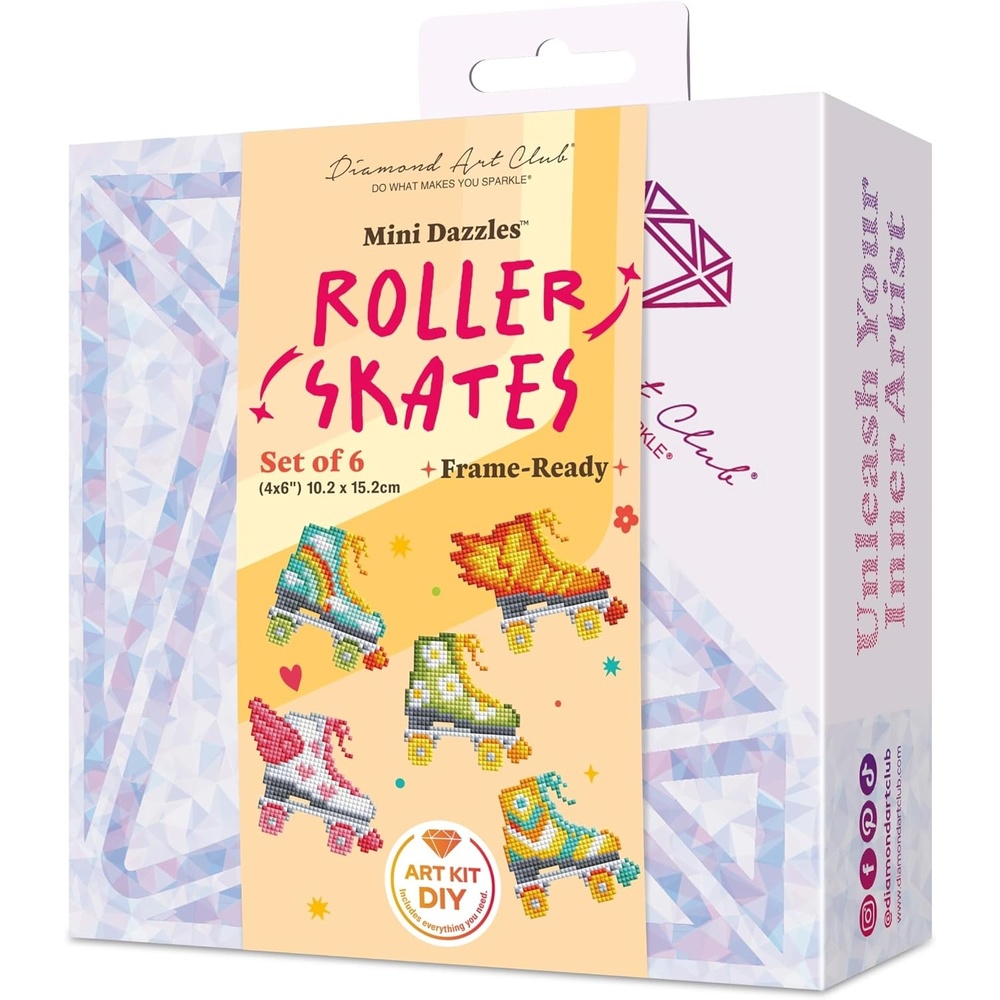 image:imageDIAMOND ART CLUB Mini Dazzles Around the World Part 2 Diamond Art KitsRoller Skates