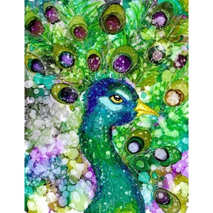 DIAMOND ART CLUB Glowing Monarch Diamond Art Kits for Adults(Mr. Peacock)