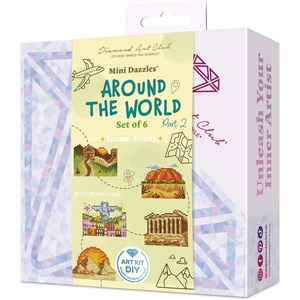 DIAMOND ART CLUB Mini Dazzles – Around the World Part 2 Diamond Art Kits(Around the World Part 2)