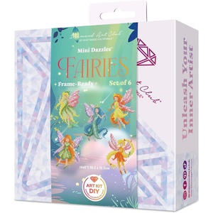 DIAMOND ART CLUB Mini Dazzles – Around the World Part 2 Diamond Art Kits(Fairies)
