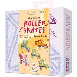 DIAMOND ART CLUB Mini Dazzles – Around the World Part 2 Diamond Art Kits(Roller Skates)