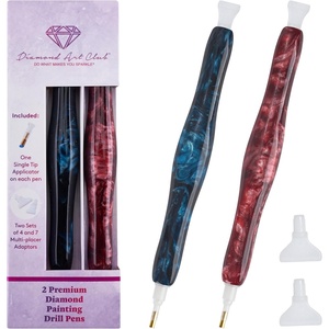 DIAMOND ART CLUB Premium Drill Pen-Frosted Red Velvet & Blue Licorice Swirl(Frosted Red Velvet & Blue Licorice Swirl)